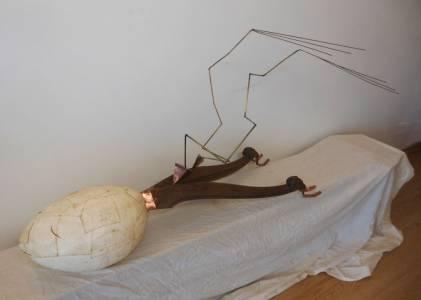 œuf de garde foudroyé