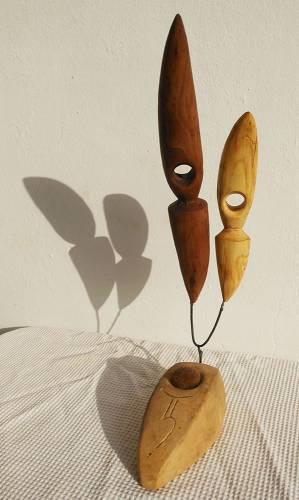 unequally tanned couple