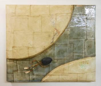 sculpture en technique mixte