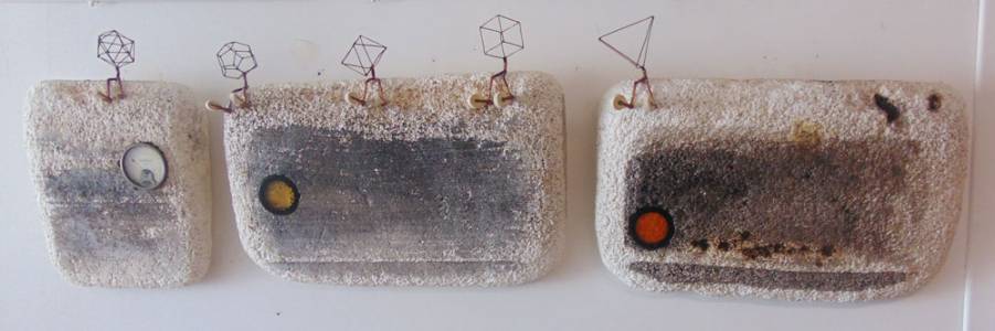 sculpture en cuivre sur polystyrène